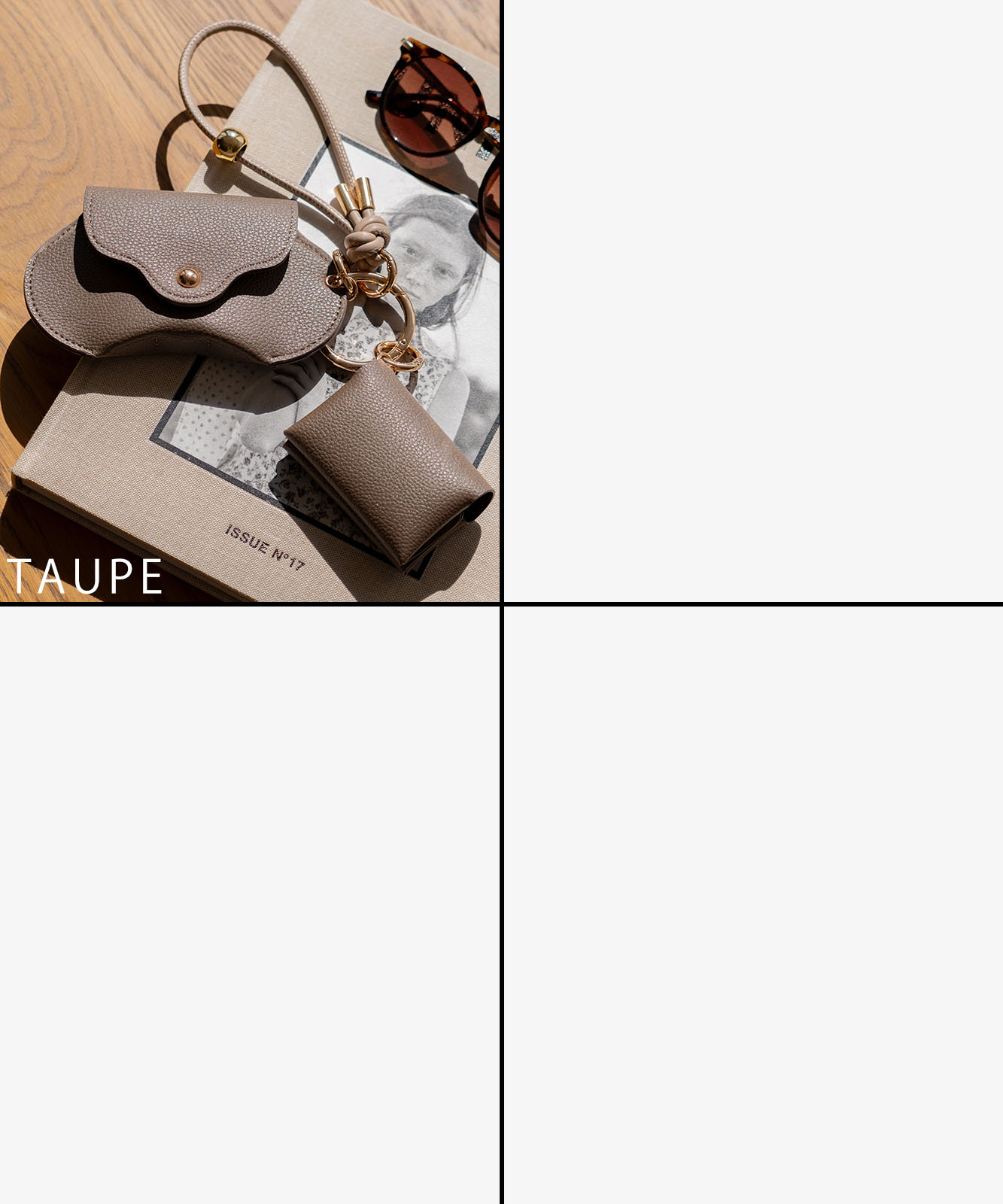 【 REAIMER 】 3点セット マルチチャーム バッグチャーム メガネケース サングラスケース ティッシュケース キーホルダー 高見え レディース MSG25029