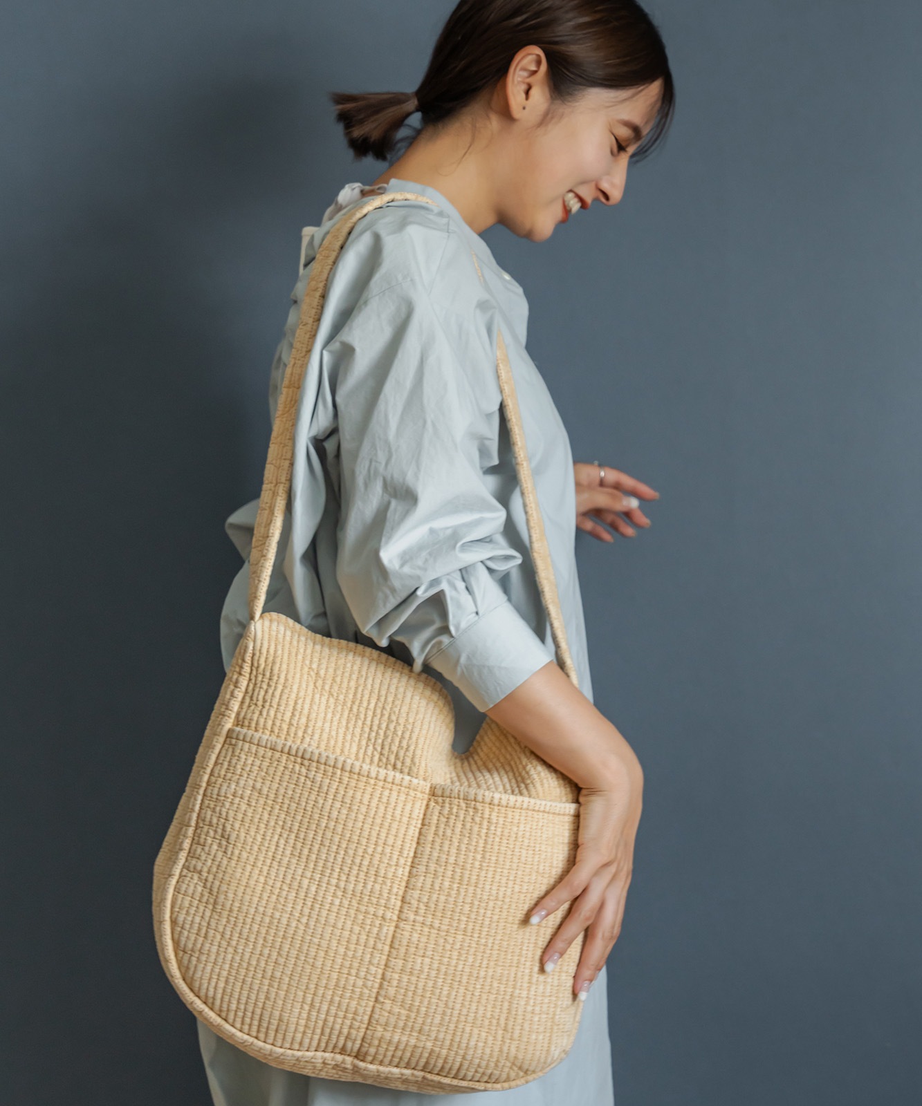 Rename ヌビショルダーバッグ マザーズバッグ 斜めがけバッグ