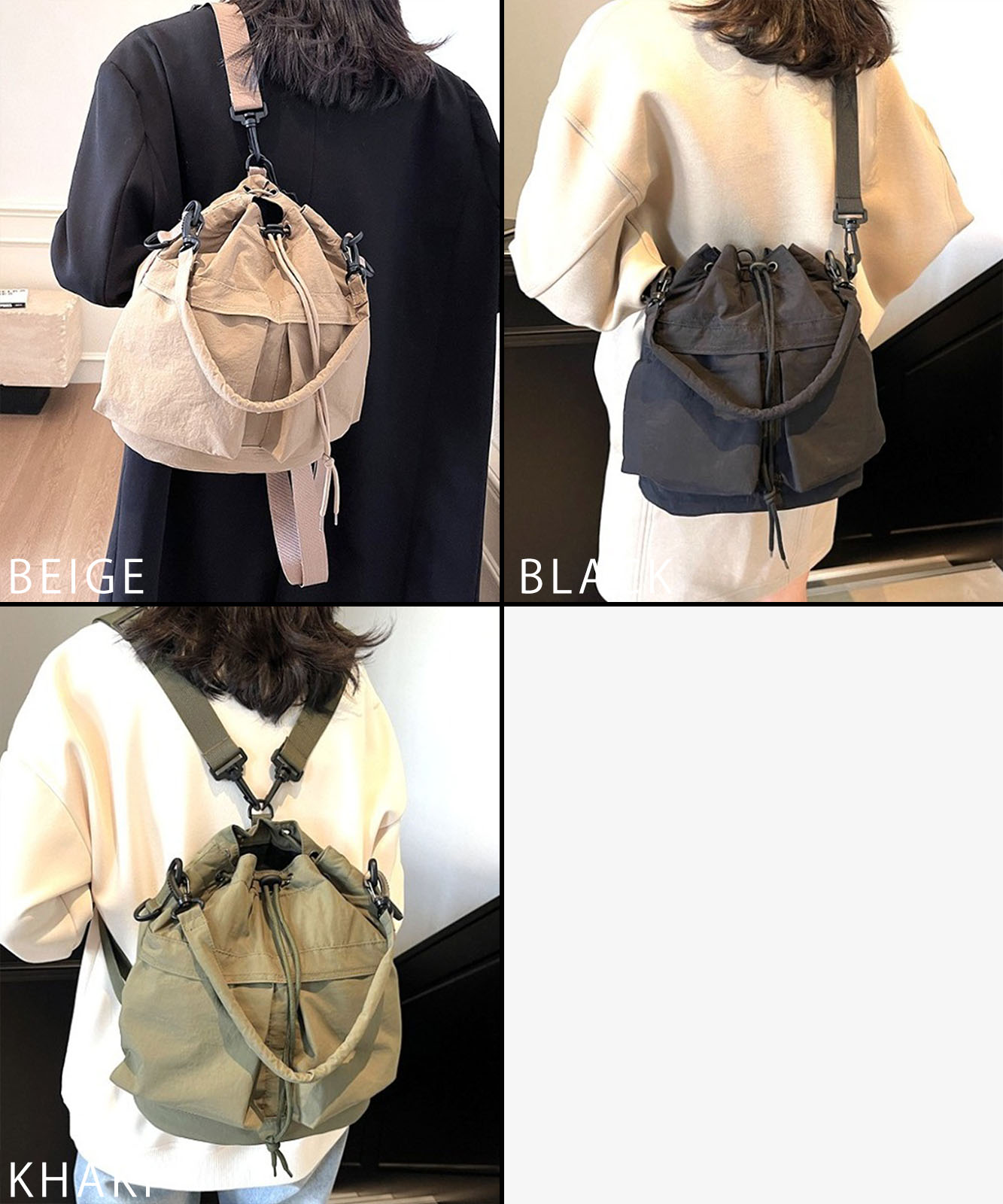 DEVICE 】 3WAY 巾着バッグ メンズ レディース ユニセックス ANC0007