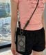 【 DEVICE × mikaコラボ 】 Rename パラコード 巾着 ショルダーバッグ スマホショルダー ミニショルダー ネックストラップ クロスボディストラップ スマホストラップ 2WAY メンズ レディース ユニセックス RSN26030