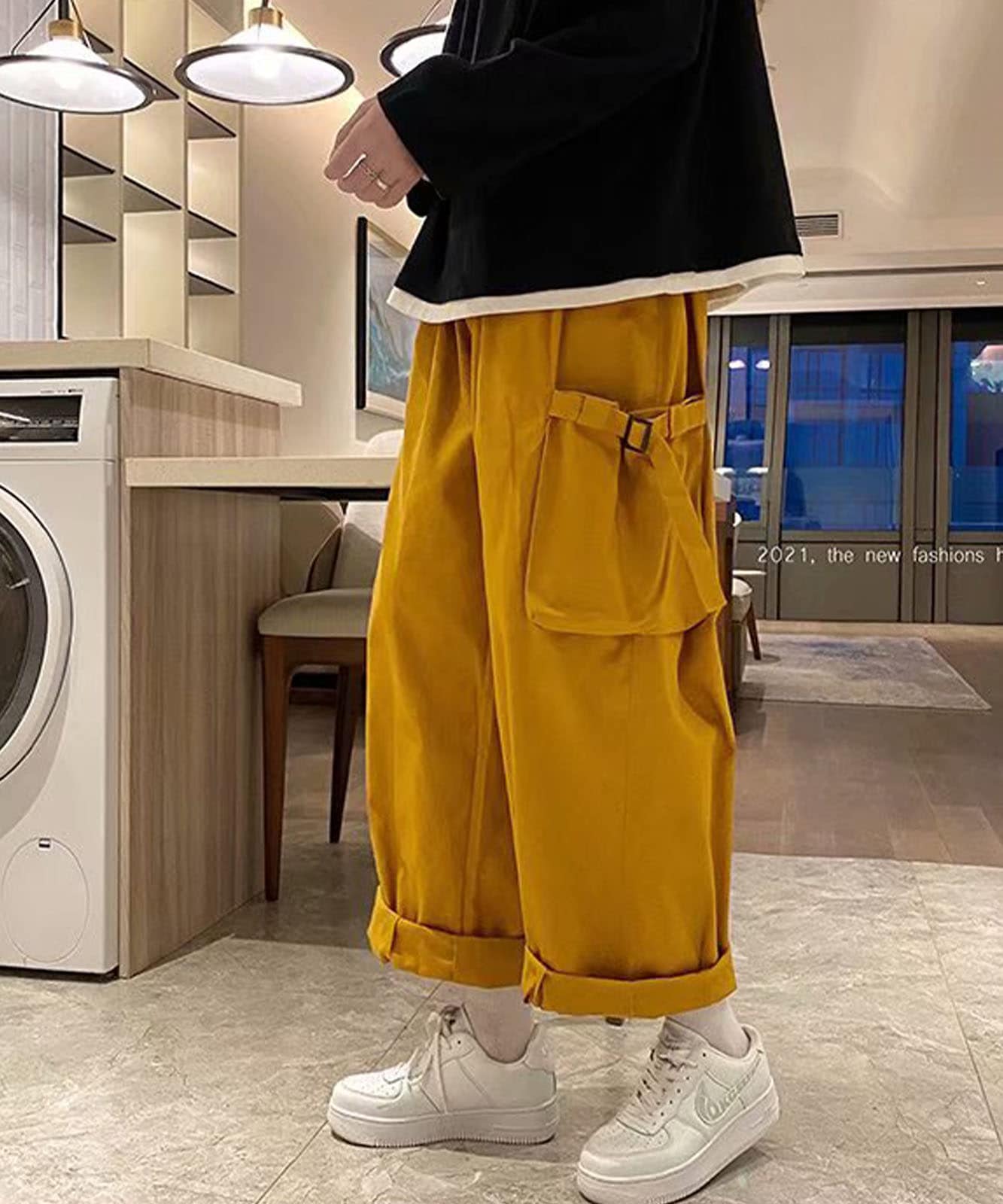 DEVICE select ストリートスタイル バルーンカーゴパンツ メンズ