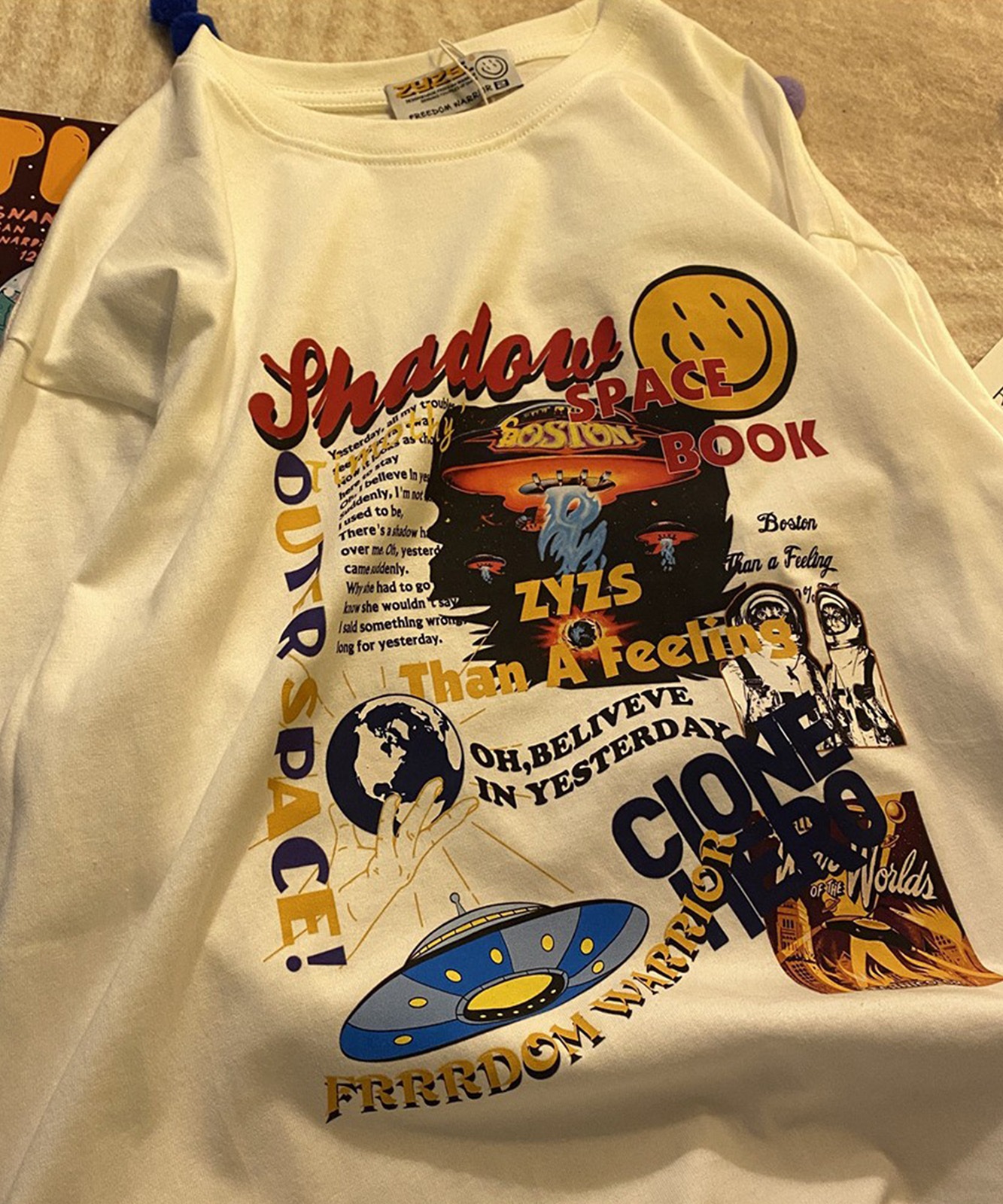 DEVICE select グラフィック ジャンキープリント 半袖Tシャツ メンズ レディース