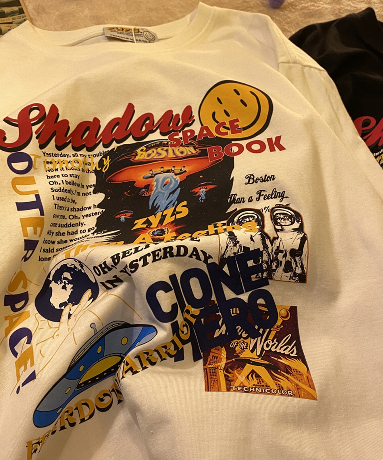 DEVICE select グラフィック ジャンキープリント 半袖Tシャツ メンズ レディース