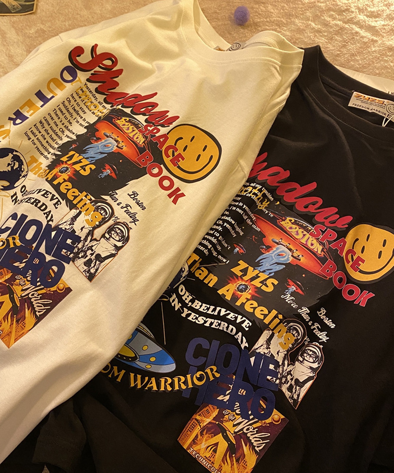 DEVICE select グラフィック ジャンキープリント 半袖Tシャツ メンズ レディース