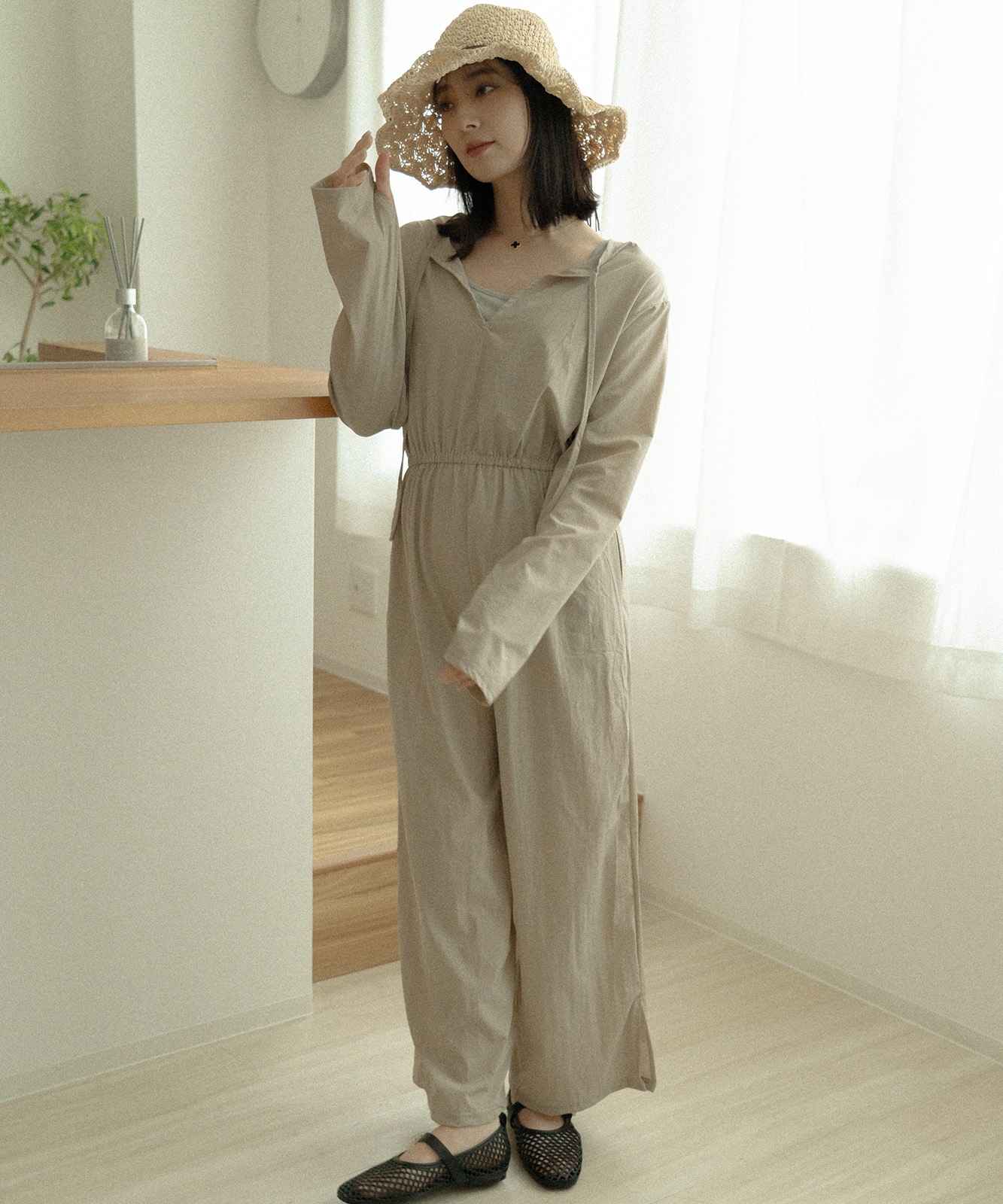 DEVICE＋ オールインワン ラッシュガード 