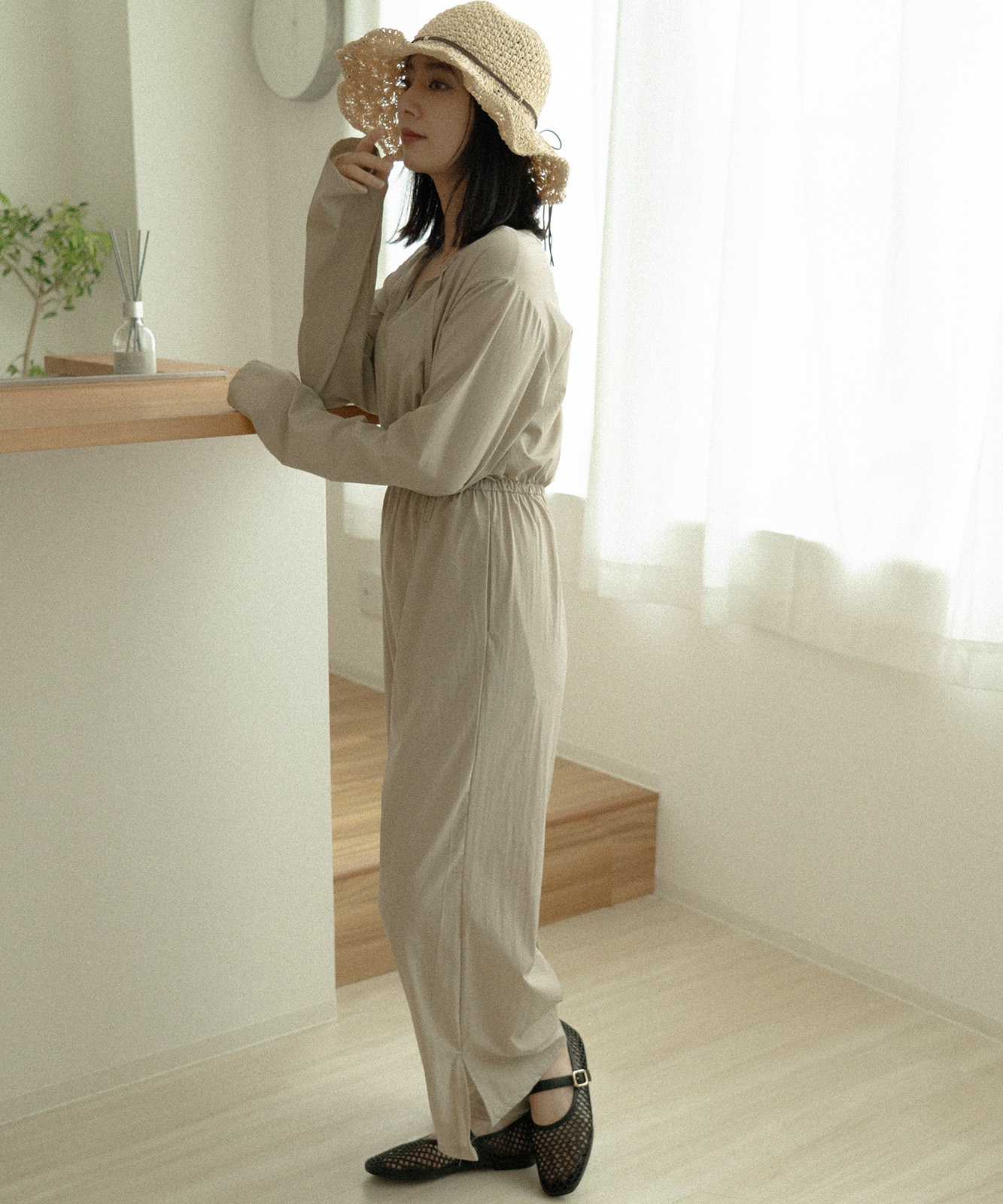 DEVICE＋ オールインワン ラッシュガード 