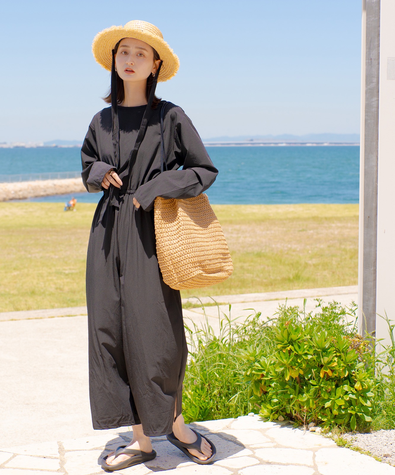 DEVICE＋ オールインワン ラッシュガード 