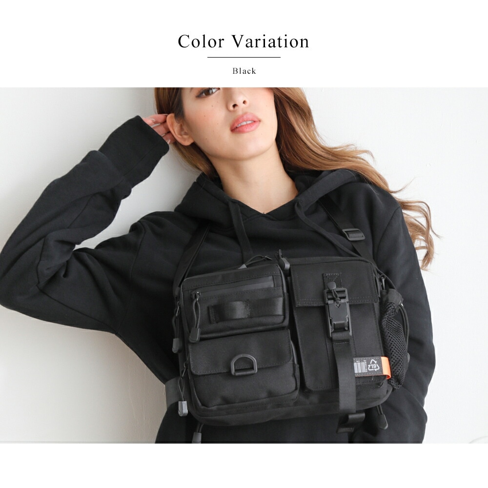 DEVICE CORDURA マグネットロック ショルダーバッグ チェストバッグ