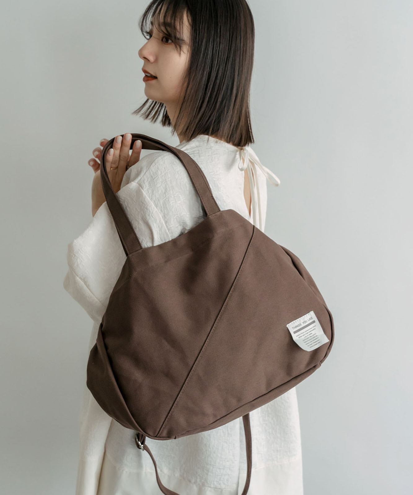 Rename オリジナルタグ キャンバス 2WAYショルダーバッグ