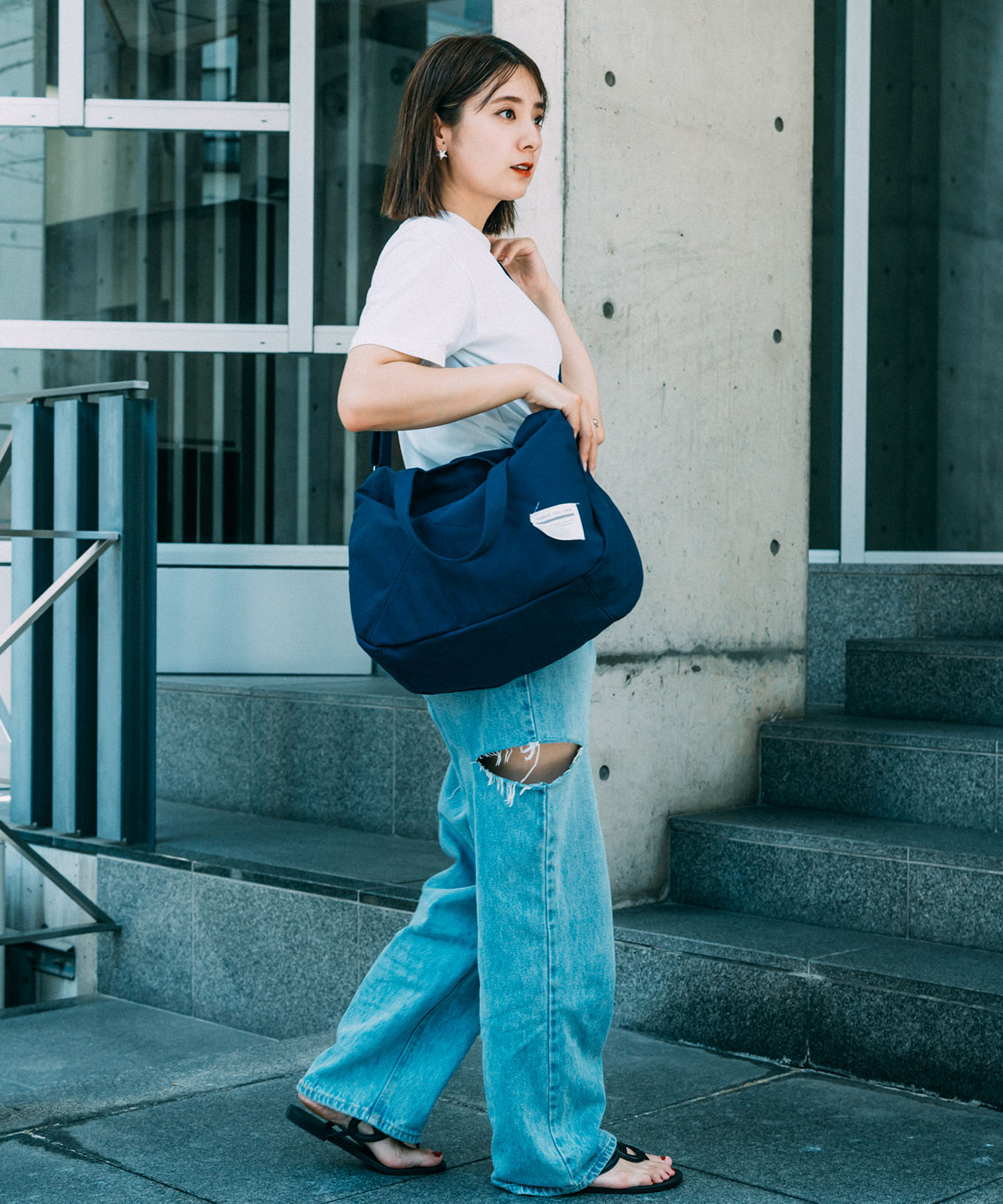 Rename オリジナルタグ キャンバス 2WAYショルダーバッグ