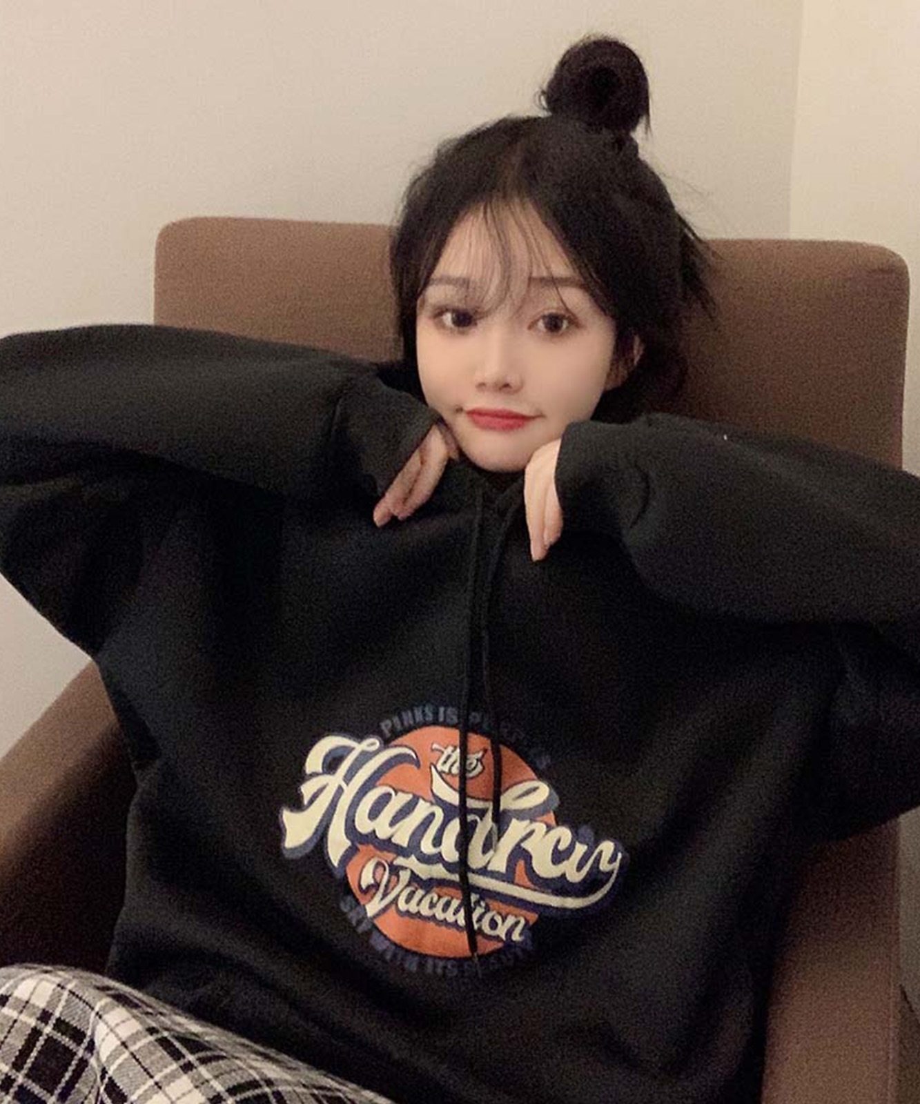 DEVICE select サークルプリント ロゴ ビッグシルエット プルオーバー スウェット メンズ レディース