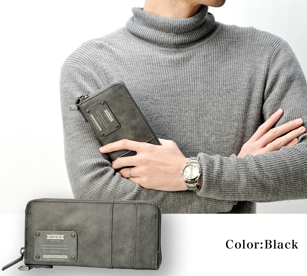 DEVICE MAD ラウンド長財布 DPG60058AA