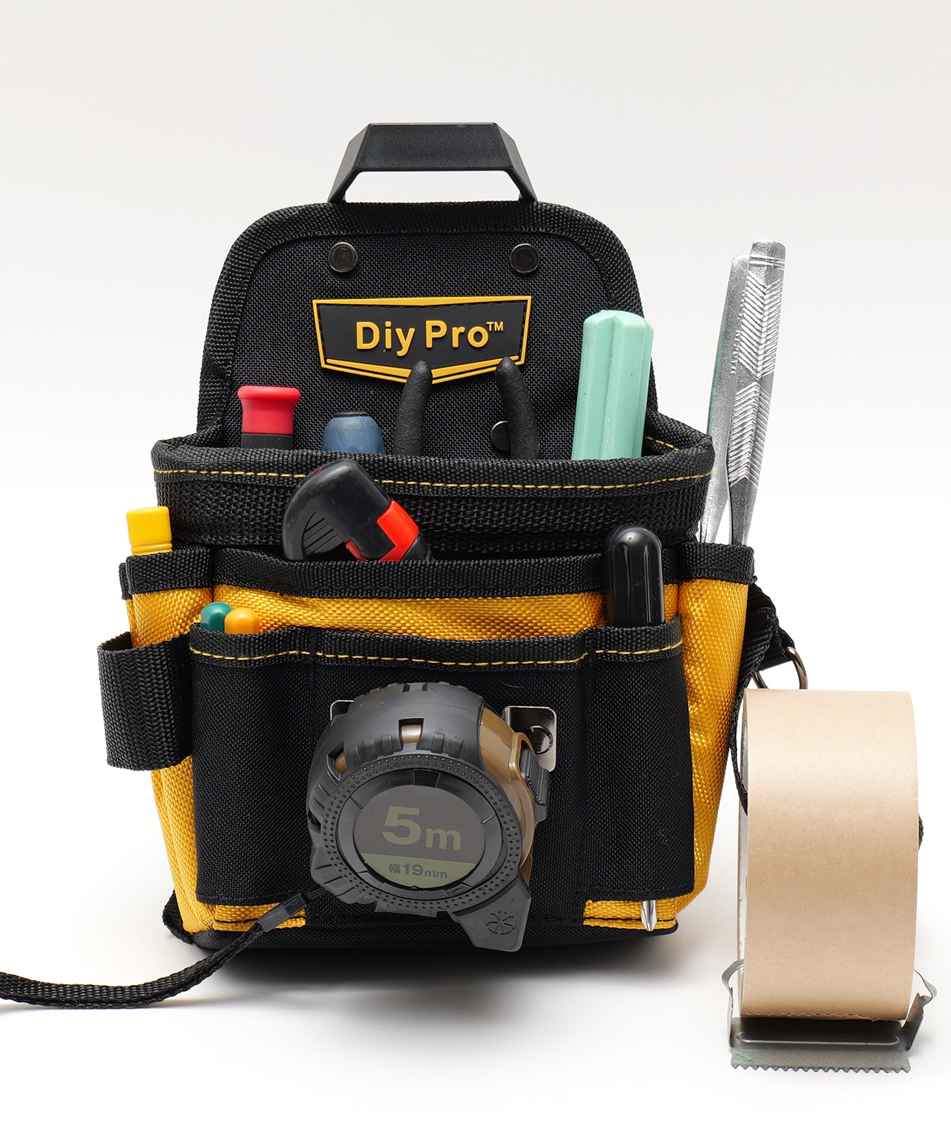 【 DEVICE 】 自立式 ツールポーチ 腰袋 工具入れ 作業用 ポーチ ウエスト ツールバッグ DIY 現場 プロユース メンズ WWN26040