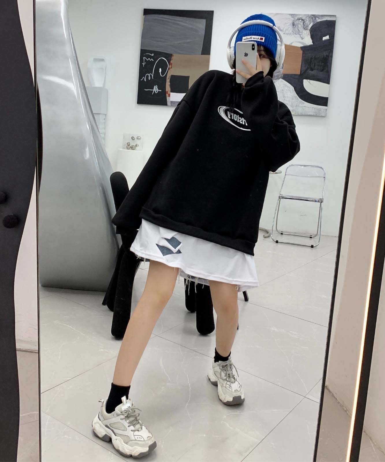 DEVICE select ストリート風 ルーズスタイル スウェット メンズ レディース ユニセックス