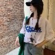 DEVICE select 韓国風 ビッグシルエット カレッジロゴ 刺繍Tシャツ メンズ レディース ユニセックス
