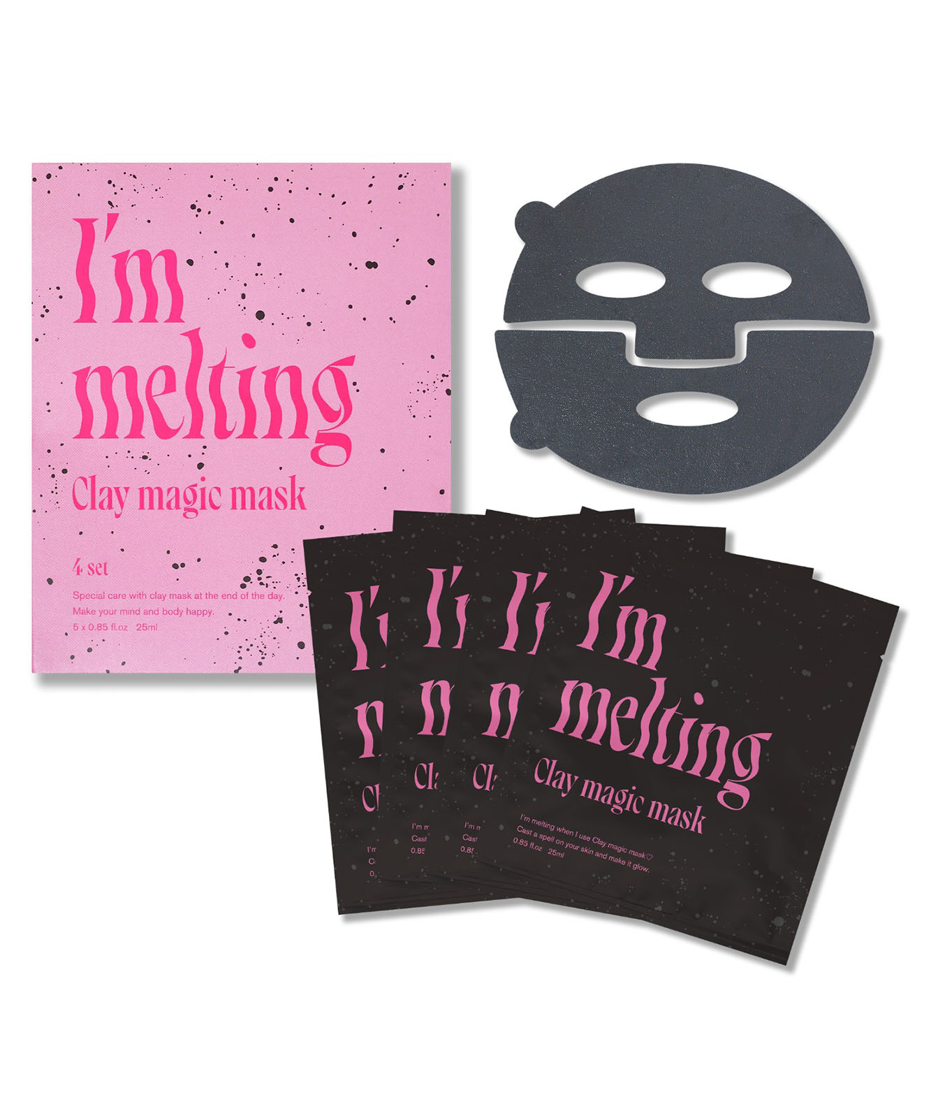 4枚セット】I'm melting Clay magic mask （アイムメルティング クレイ