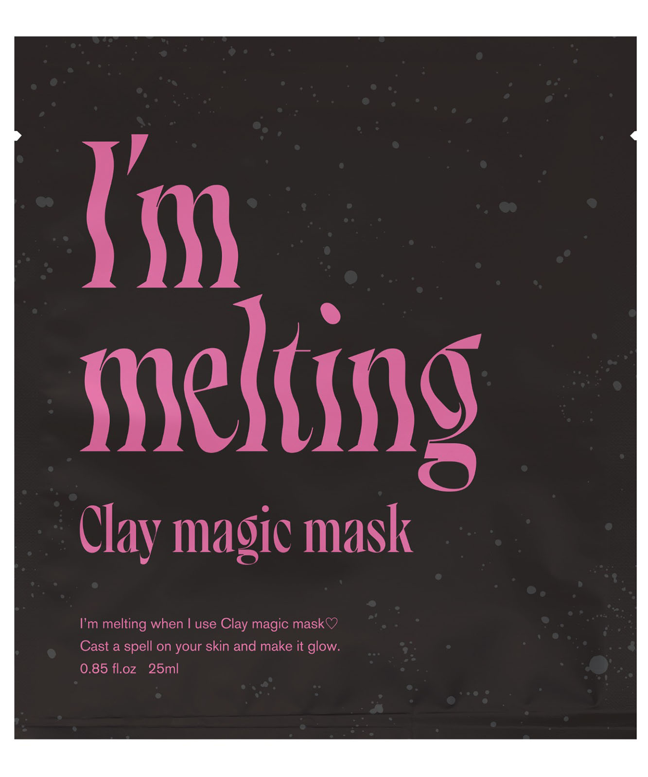 【4枚セット】 I'm melting Clay magic mask （アイムメルティング クレイマジックマスク） メンズ レディース ユニセックス おしゃれ 大容量 軽量 通学 通勤 韓国ストリート MN01S