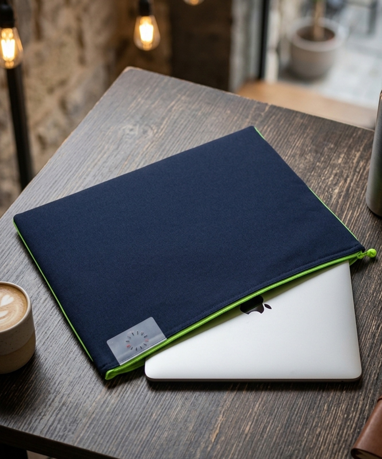 【 DEVICE select 】 サステナブル バイカラー PCスリーブケース パソコンケース 13インチ 14インチ A4 おしゃれ 韓国 メンズ レディース C192
