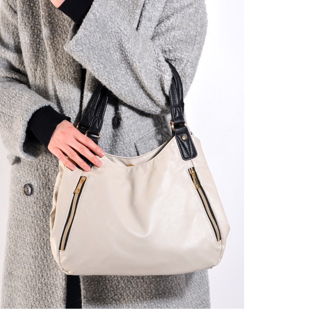 Rename ゴールドファスナー ミニ トートバッグ