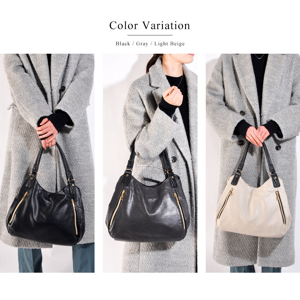 Rename ゴールドファスナー ミニ トートバッグ