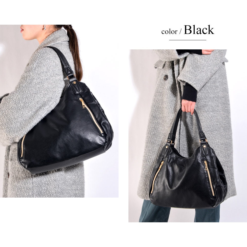 Rename ゴールドファスナー ミニ トートバッグ