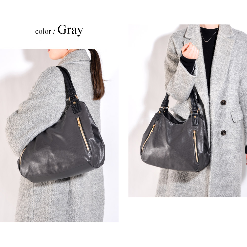 Rename ゴールドファスナー ミニ トートバッグ