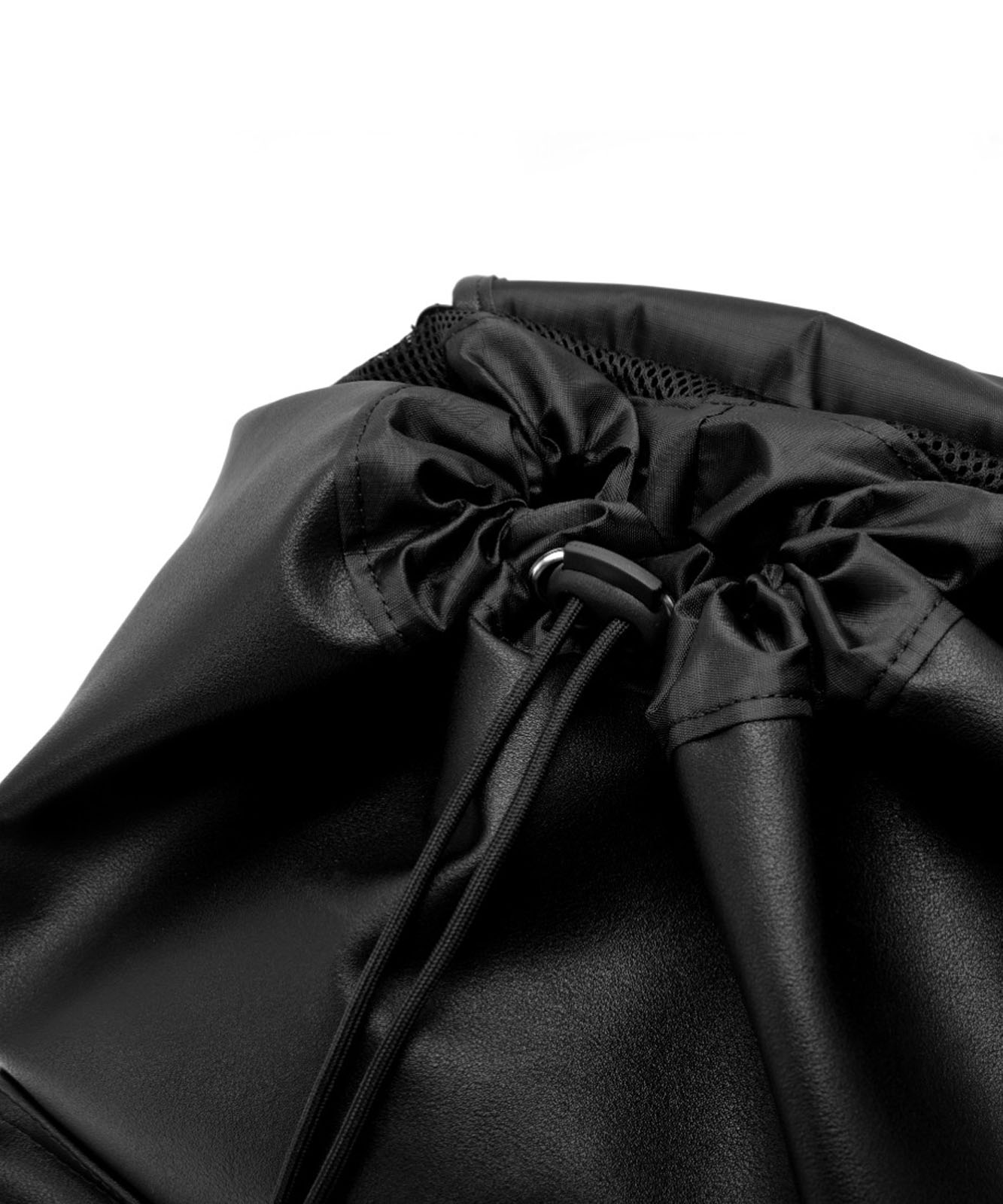 Rename フェイクレザー  ギャザーデザイン バックパック