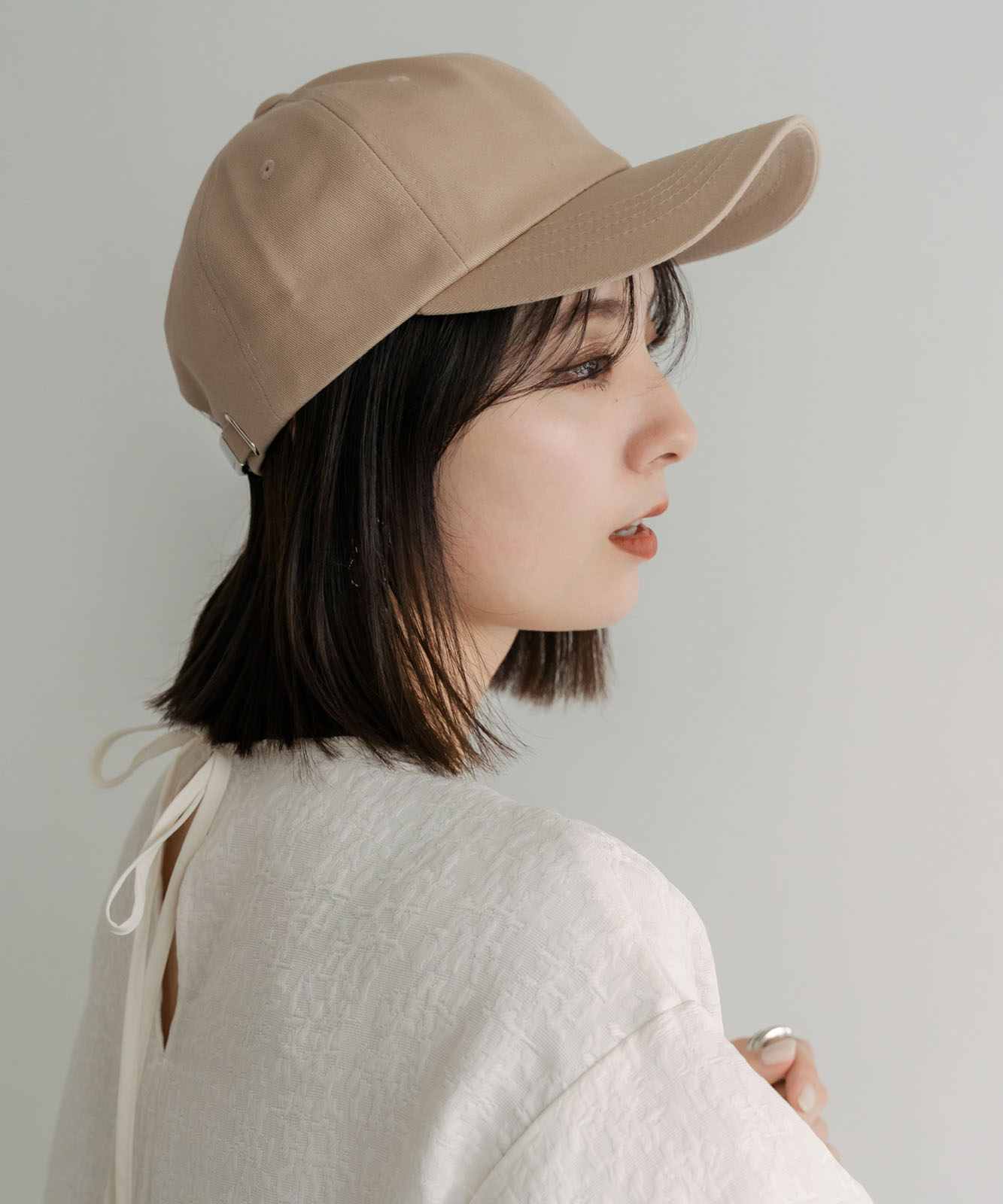 完売再販なしVAKT. ベースボールキャップ ベージュ/ブラック セール】 3D刺繍 ベースボールキャップ （キャップ）｜COMME CA