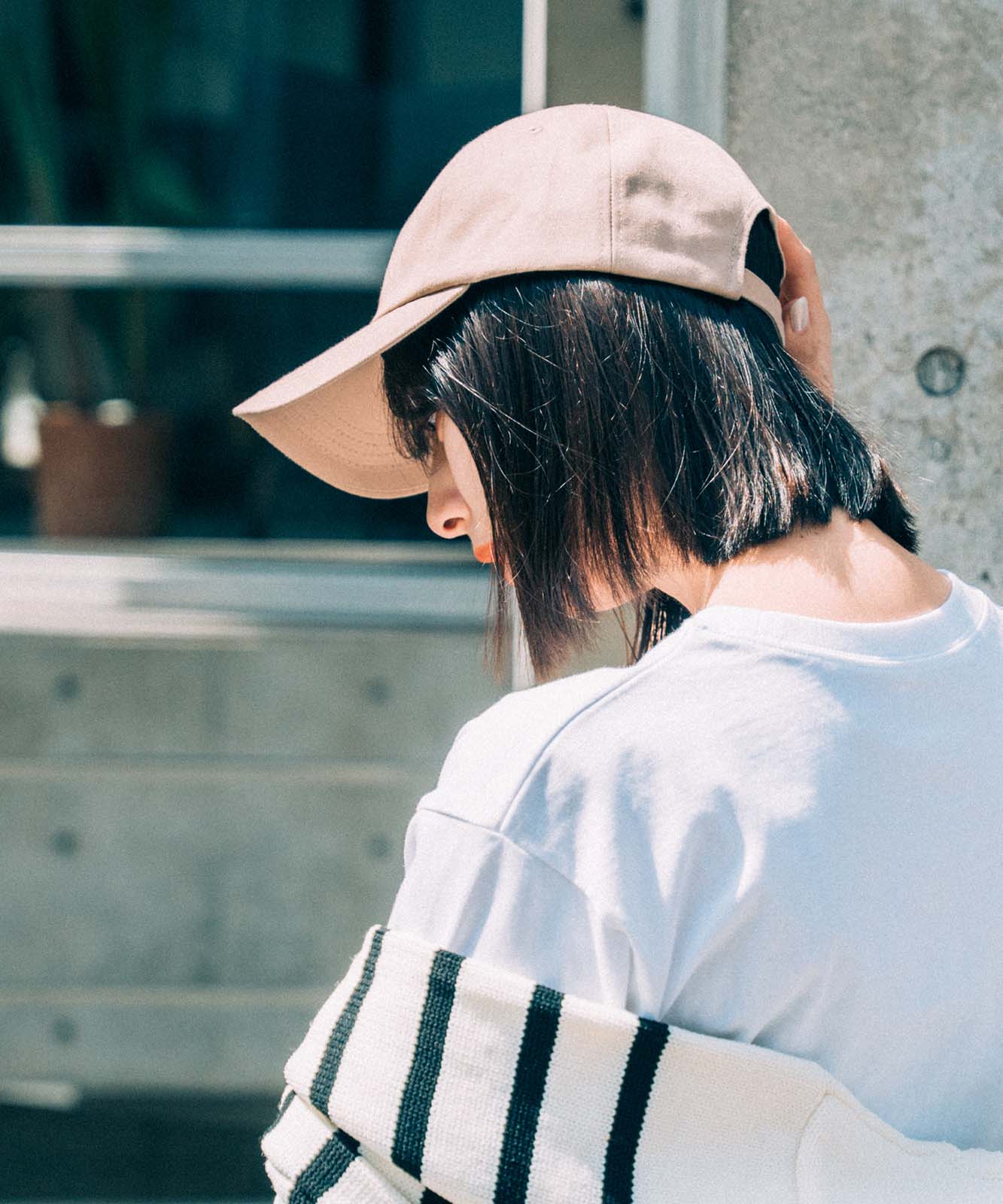 DEVICE+ シンプル オーバーフィット ベースボール キャップ