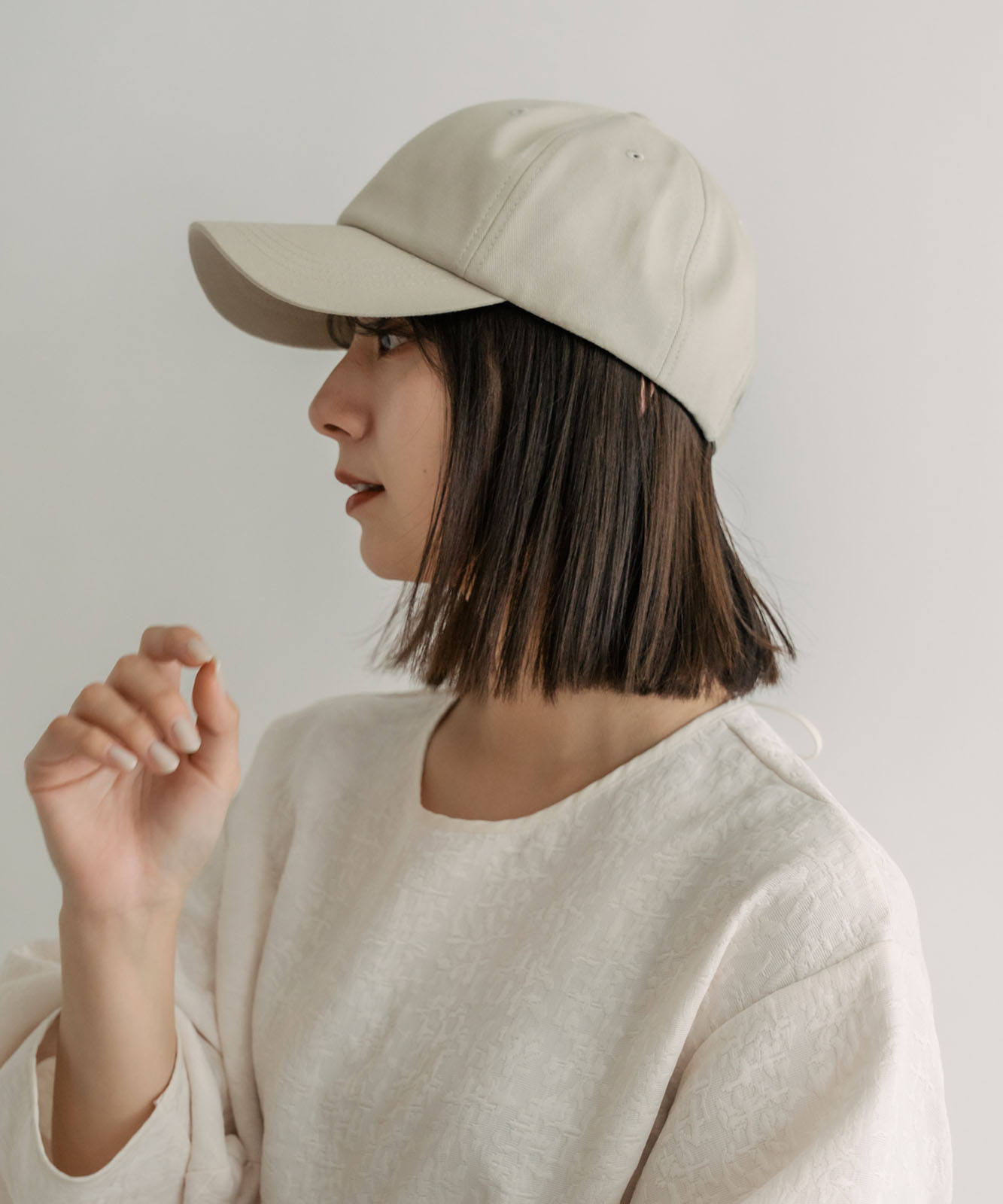 DEVICE+ シンプル オーバーフィット ベースボール キャップ