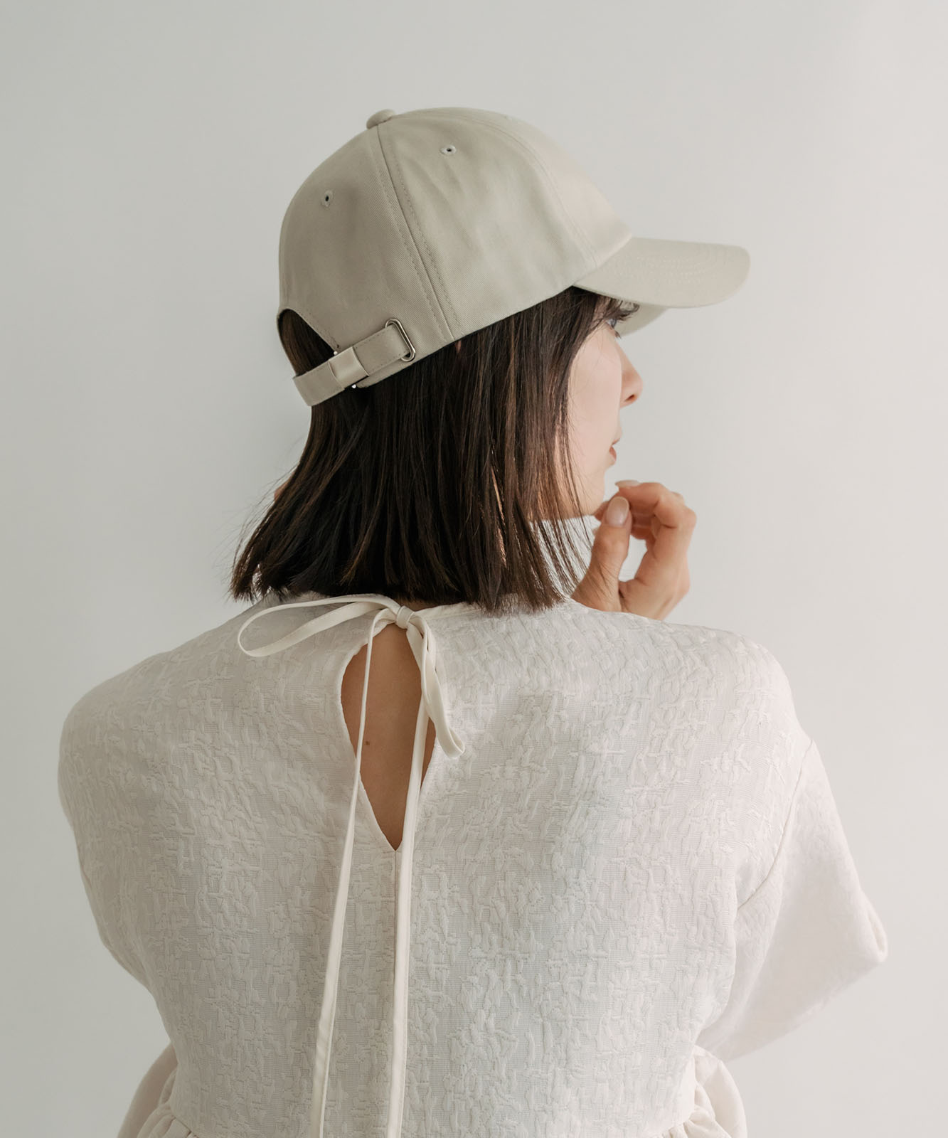 DEVICE+ シンプル オーバーフィット ベースボール キャップ