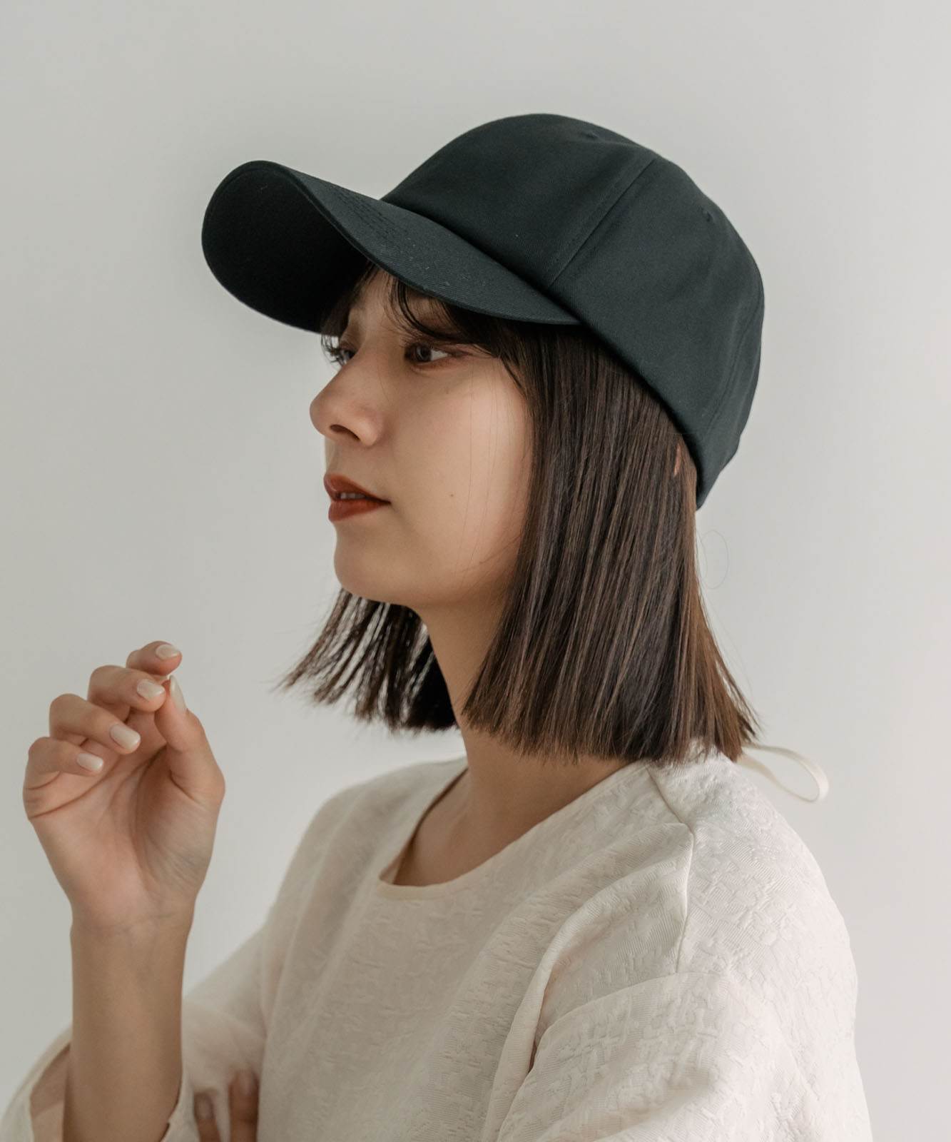 DEVICE+ シンプル オーバーフィット ベースボール キャップ