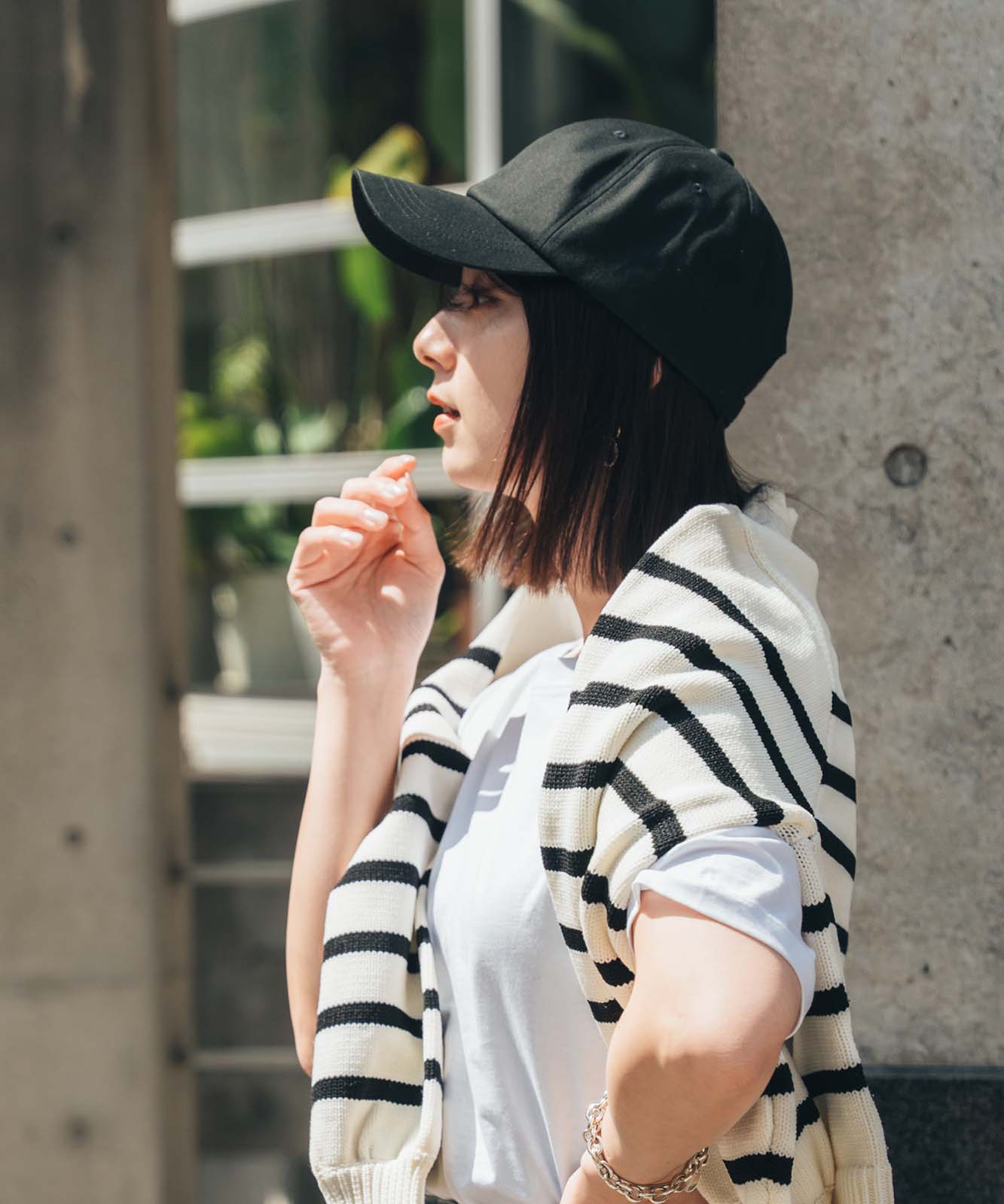 DEVICE+ シンプル オーバーフィット ベースボール キャップ