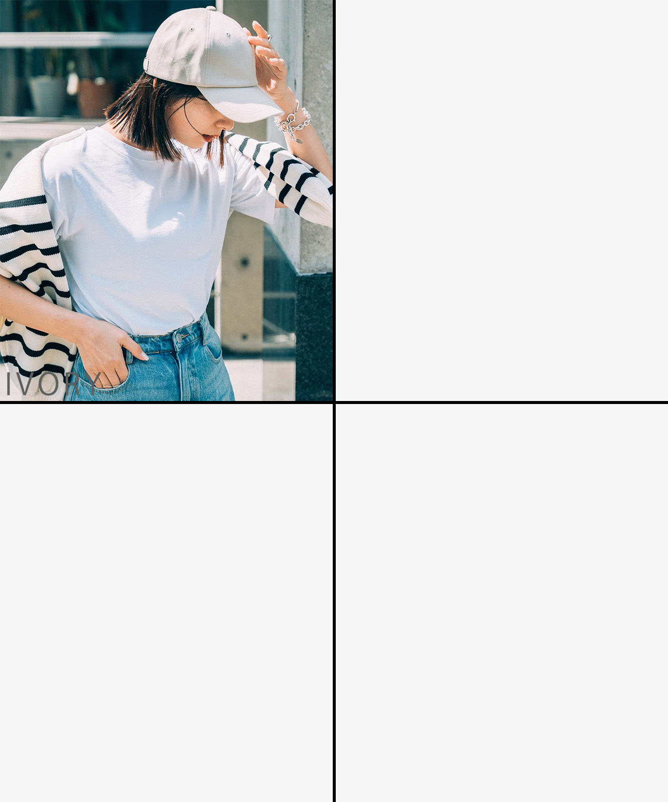 DEVICE+ シンプル オーバーフィット ベースボール キャップ