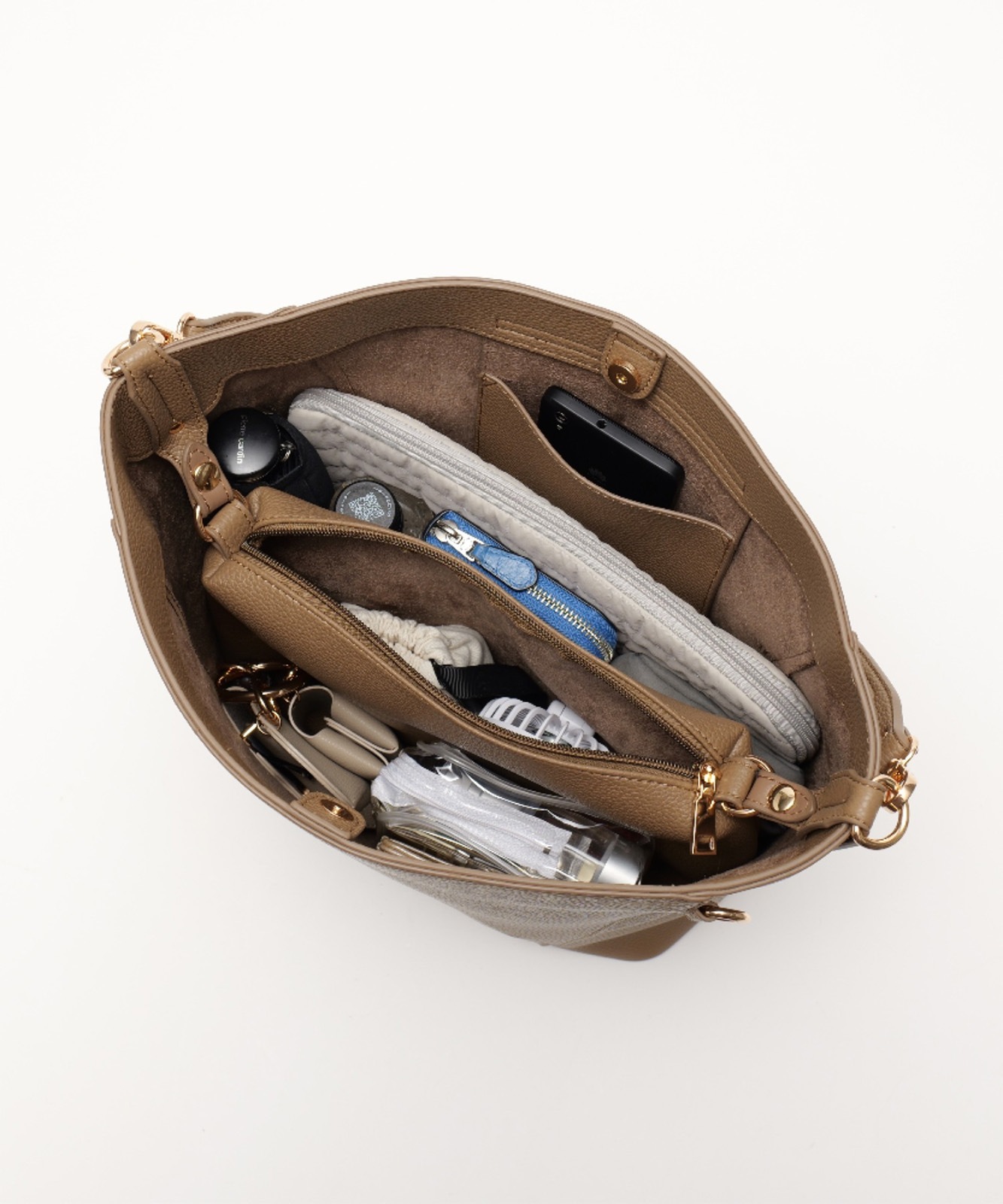 Rename ワンハンドル ショルダーバッグ インナーバッグ付き レディース