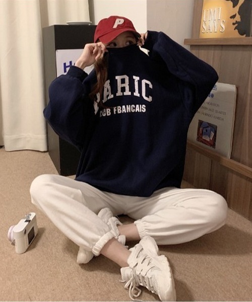 DEVICE select シンプルデザイン プリント スウェット フ―ディー メンズ レディース ユニセックス