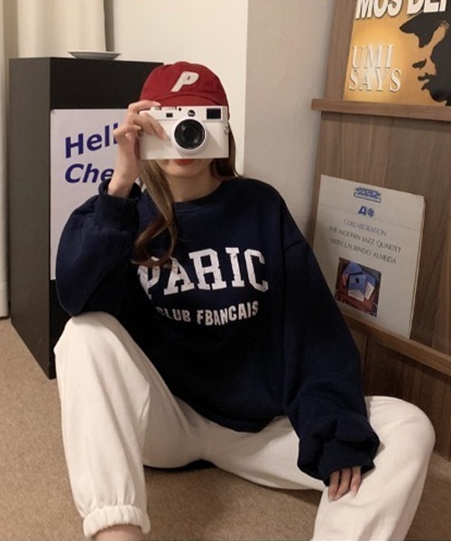 DEVICE select シンプルデザイン プリント スウェット フ―ディー メンズ レディース ユニセックス