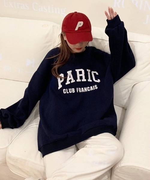 DEVICE select シンプルデザイン プリント スウェット フ―ディー メンズ レディース ユニセックス