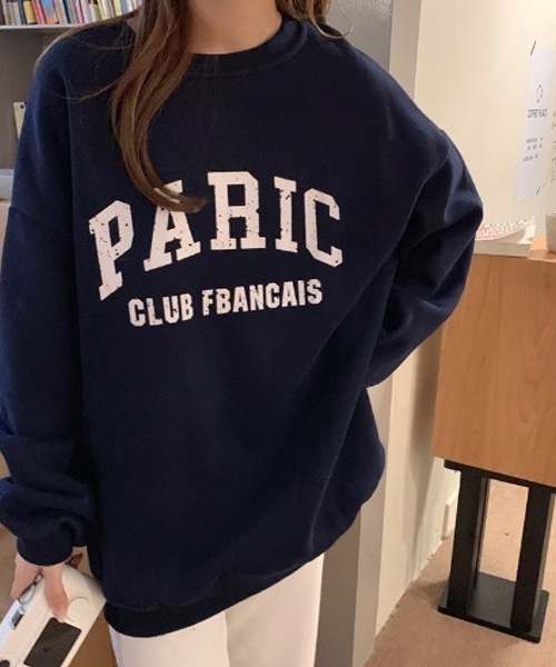 DEVICE select シンプルデザイン プリント スウェット フ―ディー メンズ レディース ユニセックス