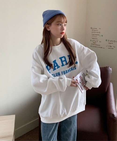 DEVICE select シンプルデザイン プリント スウェット フ―ディー メンズ レディース ユニセックス