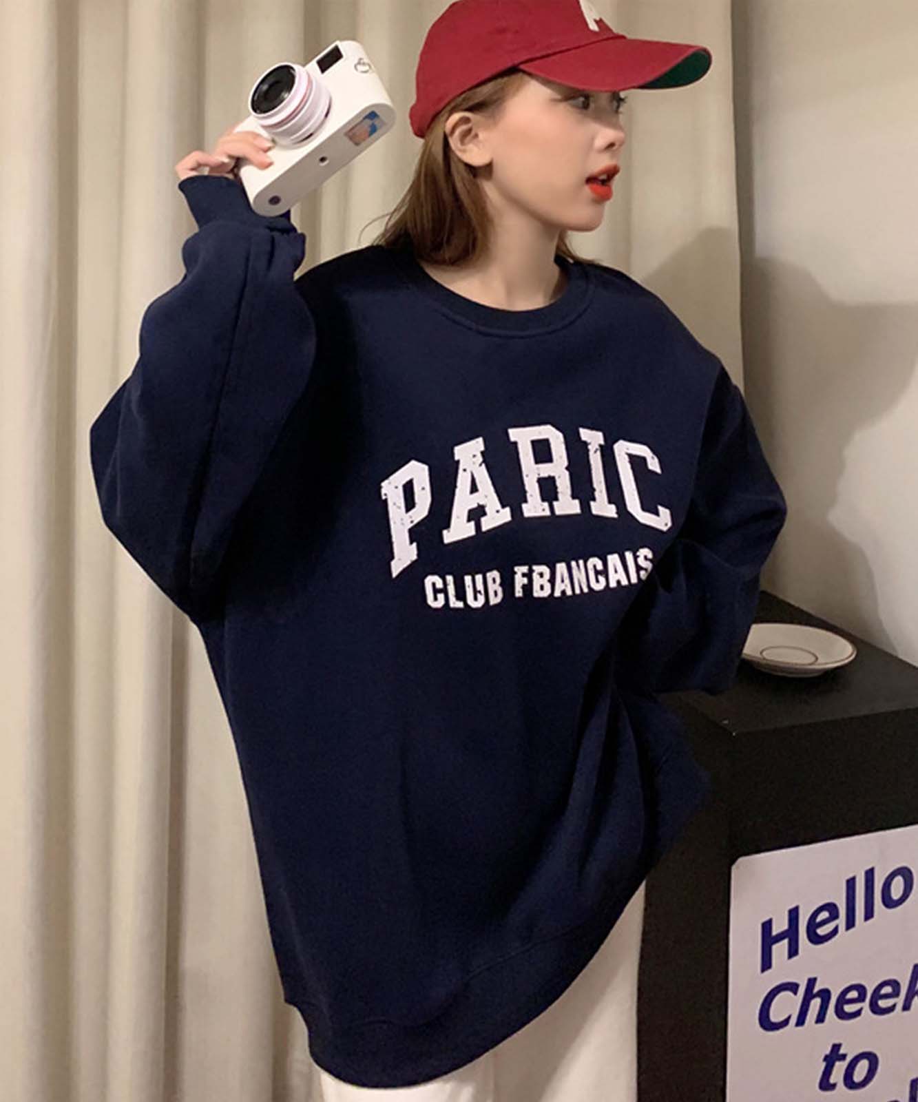 DEVICE select シンプルデザイン プリント スウェット フ―ディー メンズ レディース ユニセックス