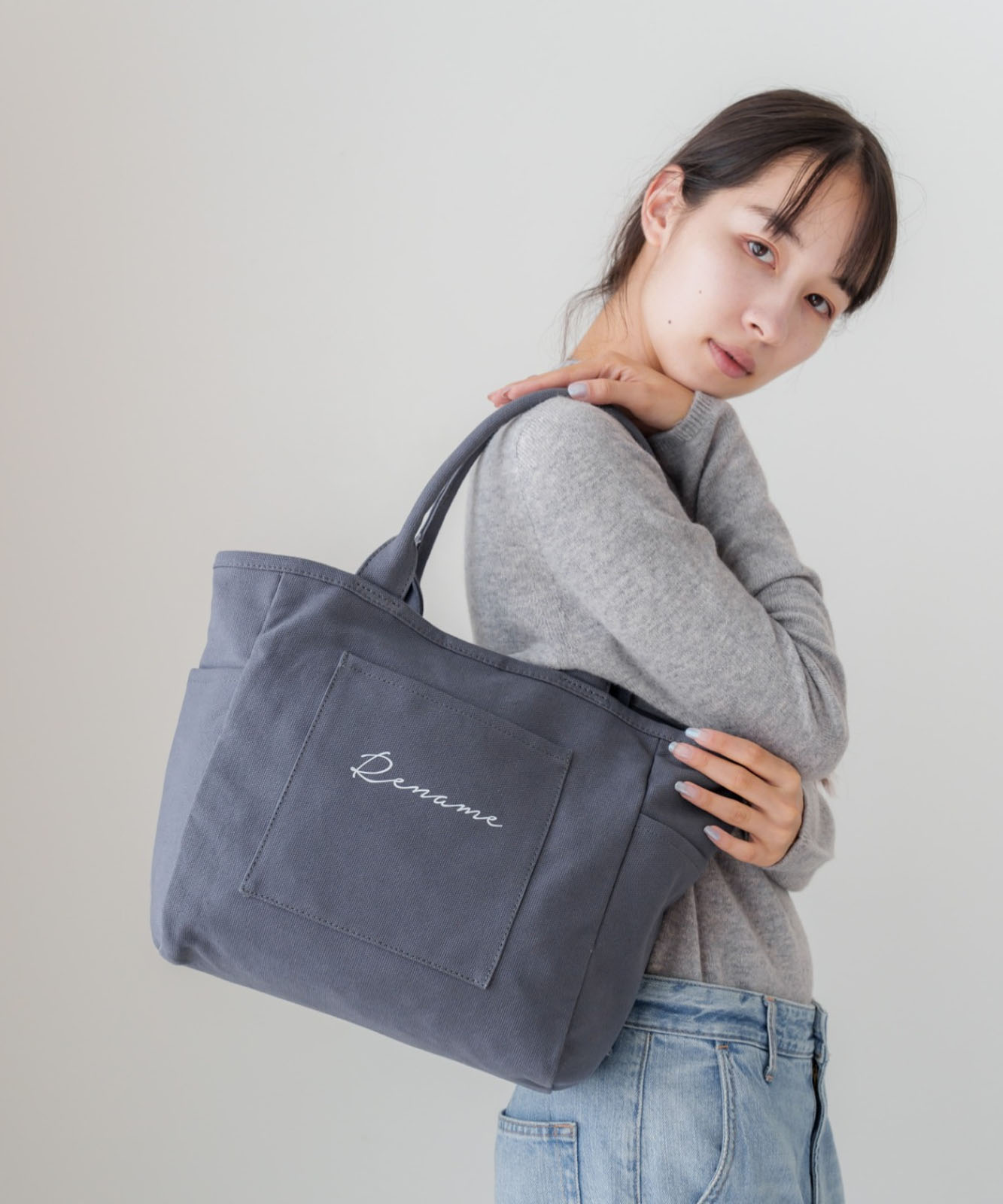 Rename 帆布 BOXトートバッグ