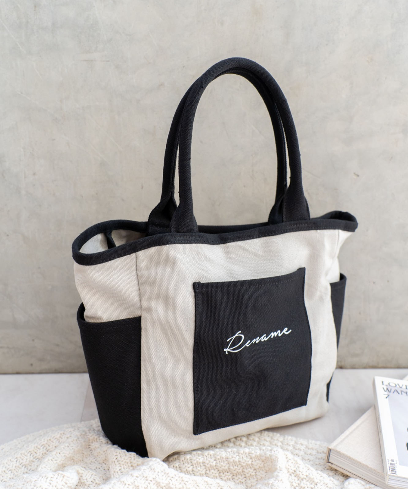 Rename 帆布 BOXトートバッグ