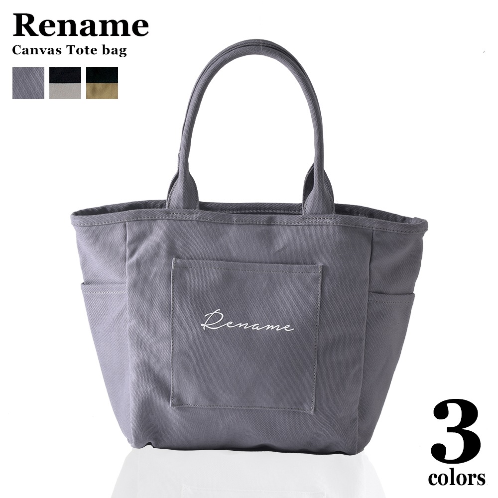 Rename 帆布 BOXトートバッグ