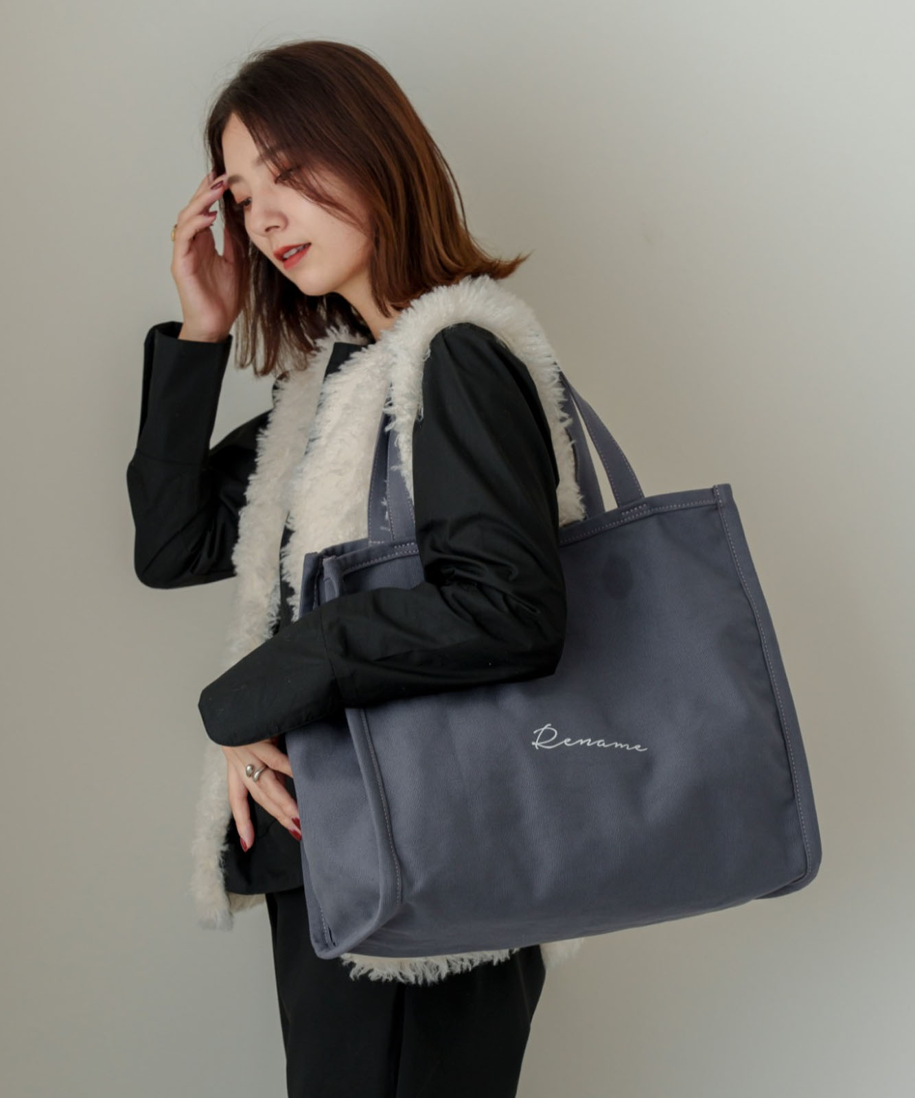Rename 帆布 トートバッグ
