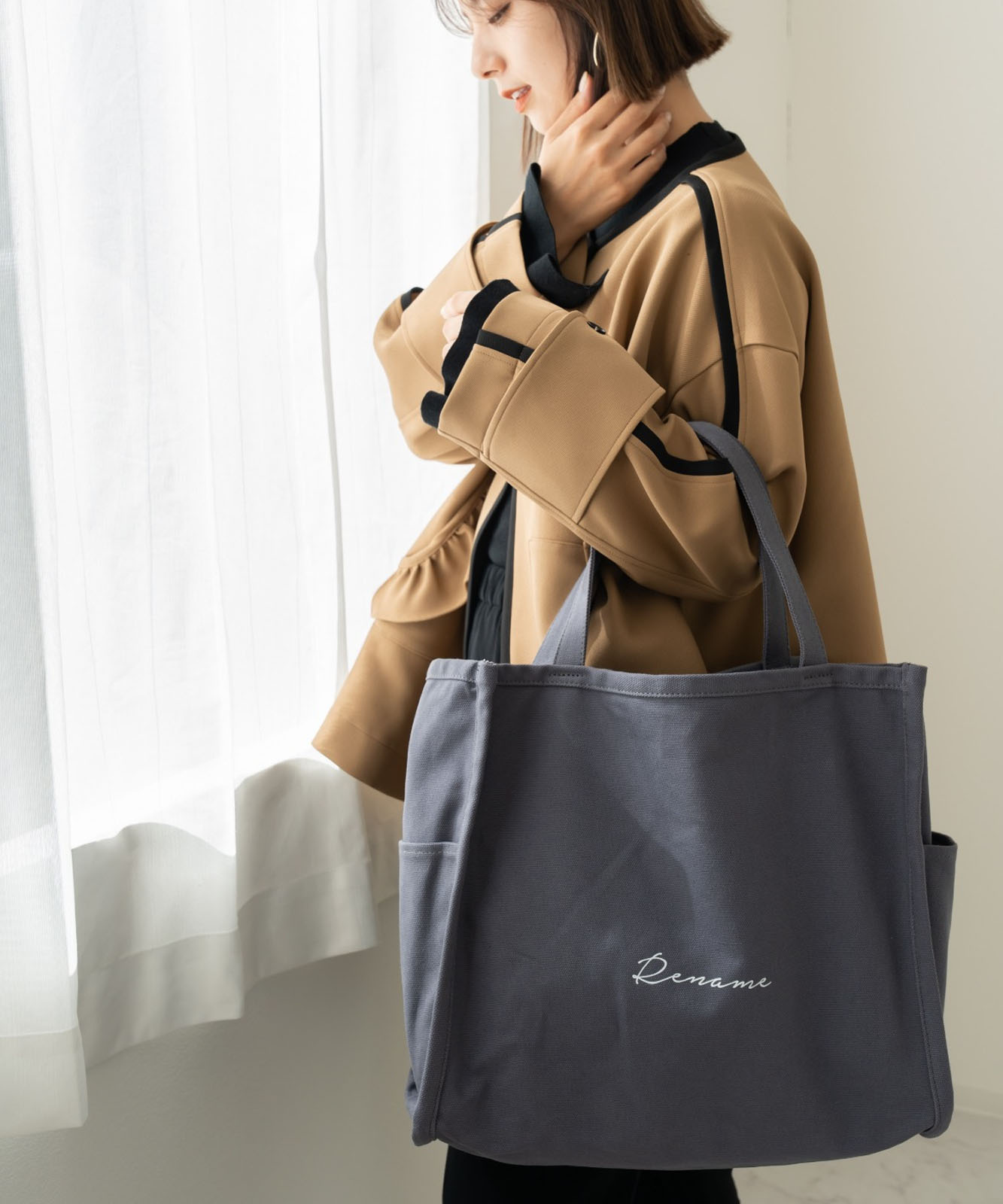 Rename 帆布 トートバッグ