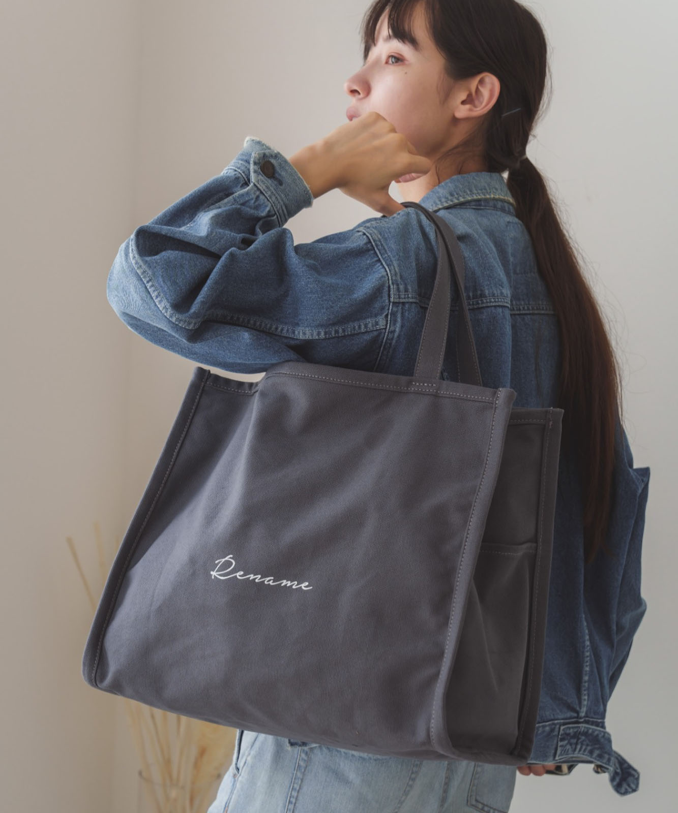 Rename 帆布 トートバッグ