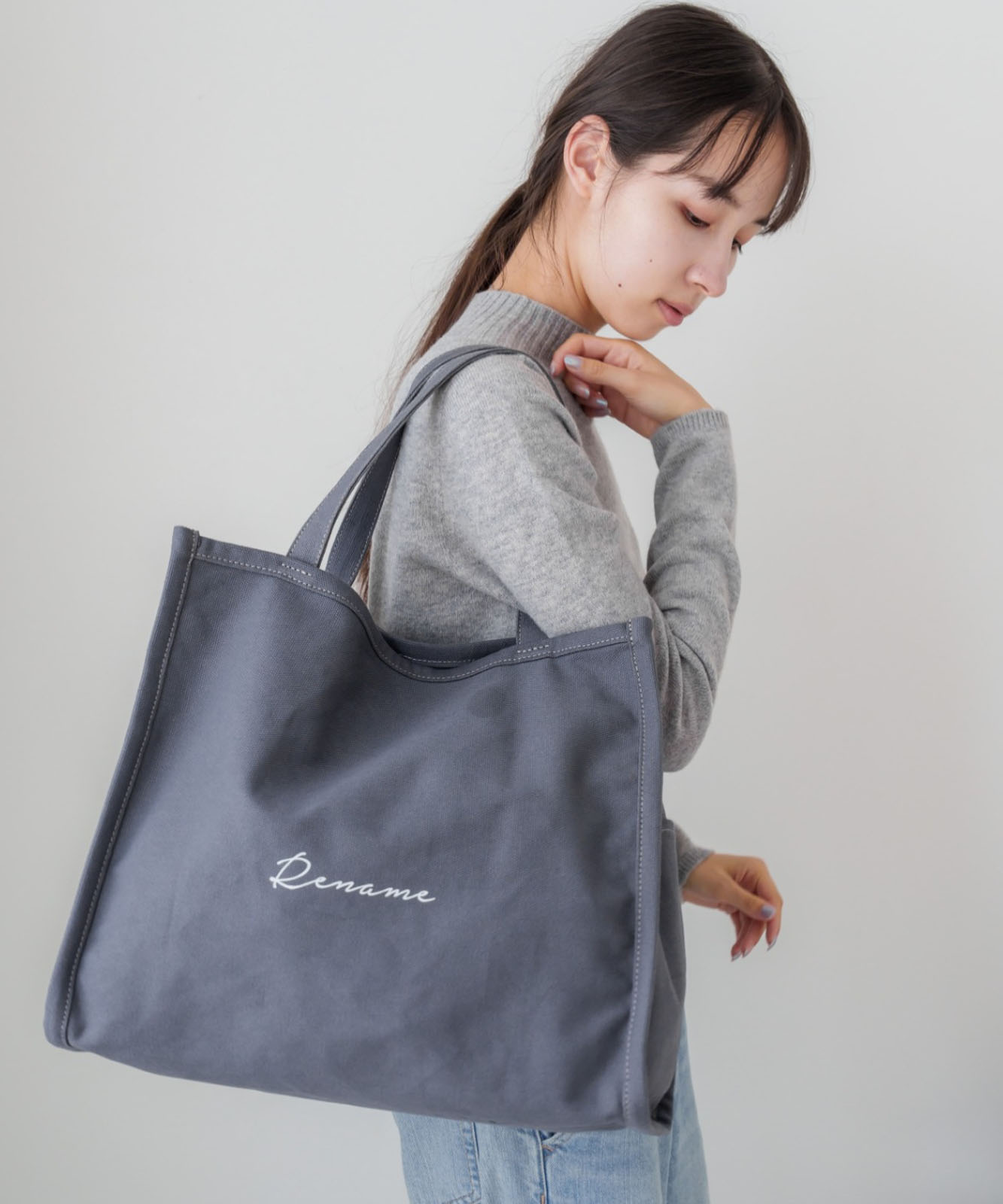 Rename 帆布 トートバッグ