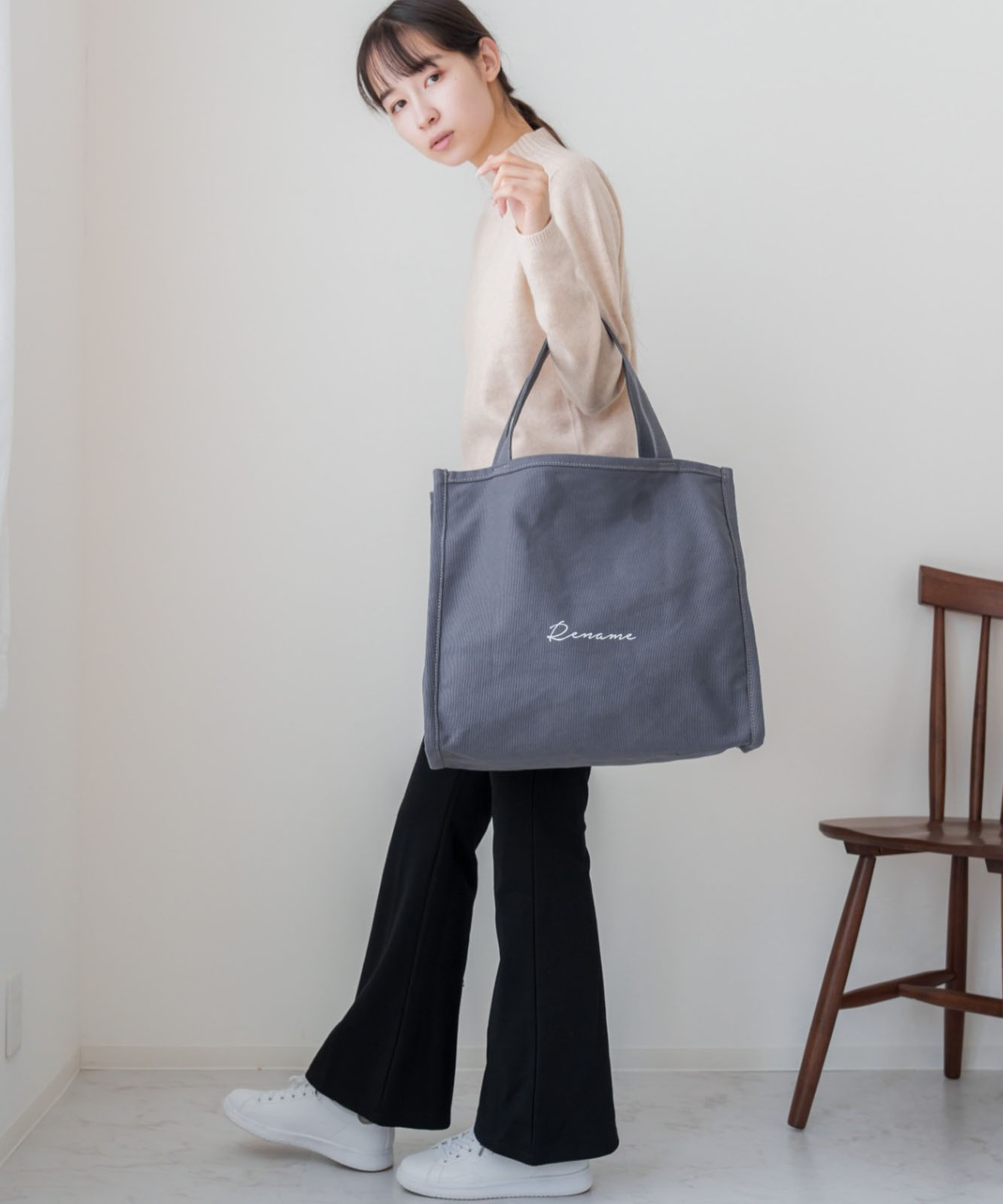 Rename 帆布 トートバッグ