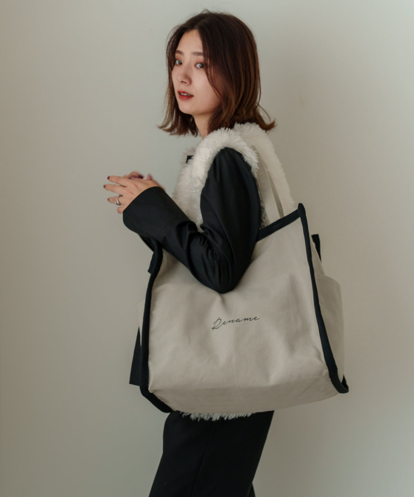 Rename 帆布 トートバッグ